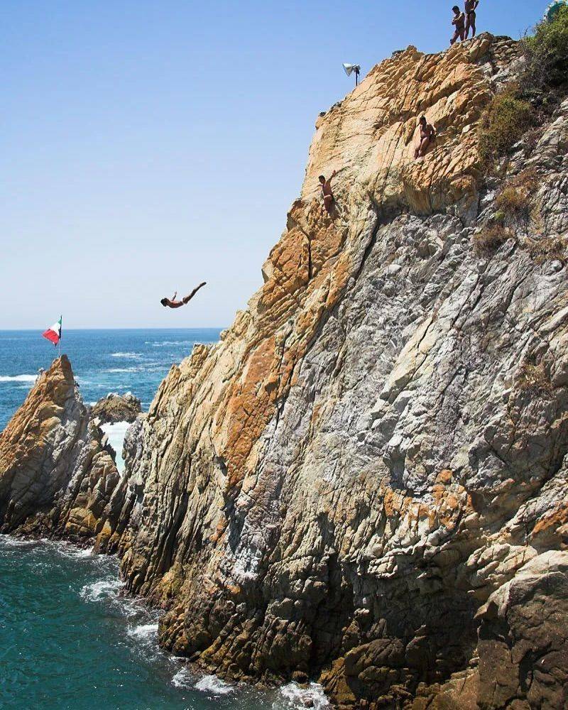 Cliff Diving at La Quebrada, Mexico