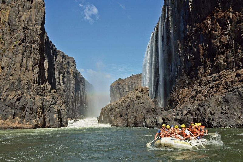 Whitewater Rafting on the Zambezi River, Zimbabwe