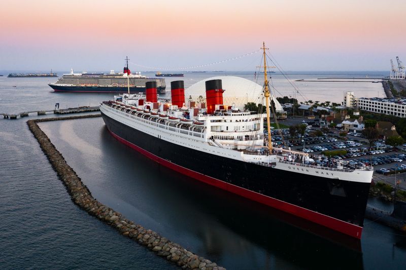 The Queen Mary, Long Beach, California