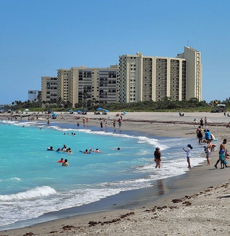Beaches Can Get Crowded