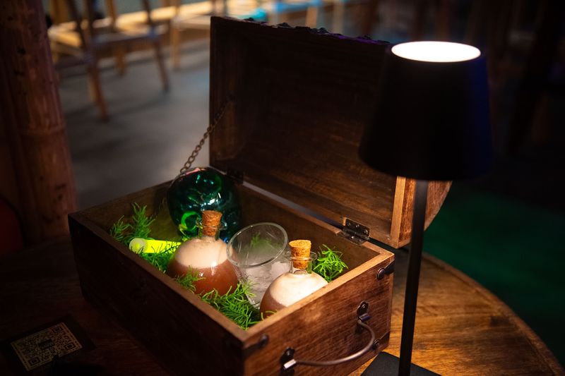 Drinks Arrive as Visual Masterpieces