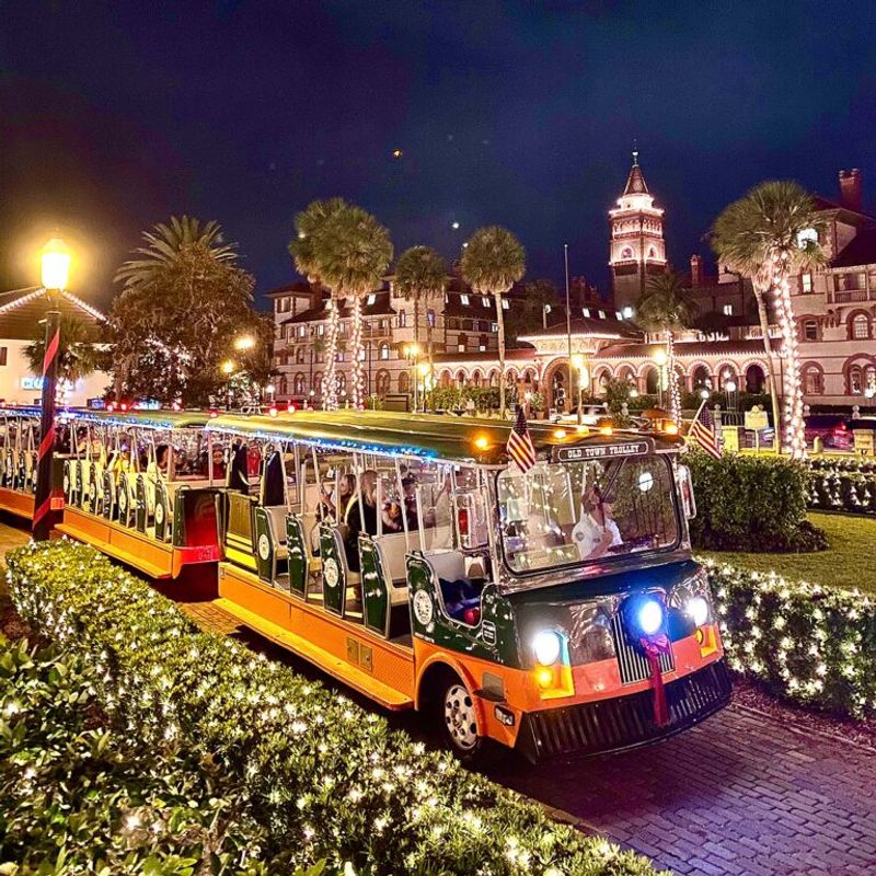 St. Augustine Nights of Lights Trolley/Train Tours