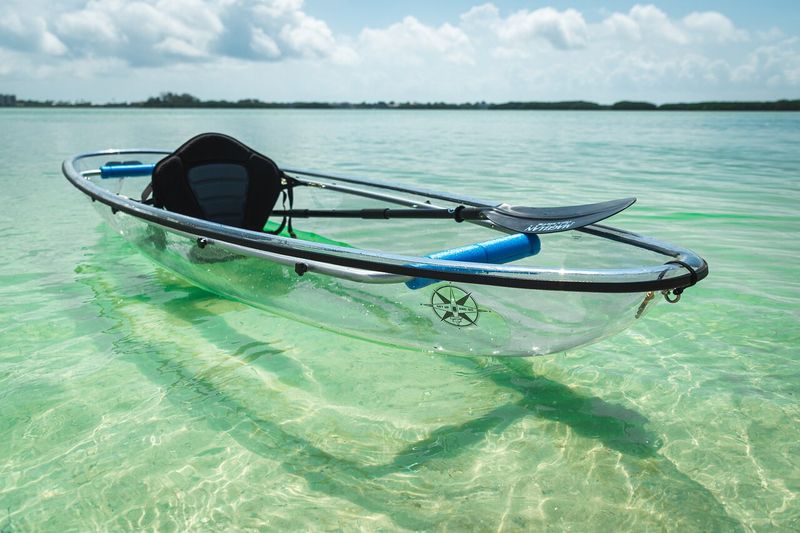 Paddle Through Crystal-Clear Waters in See-Through Kayaks