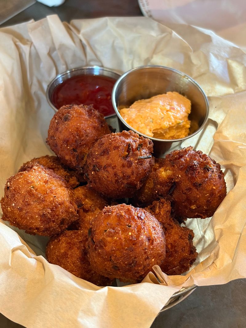 Church Supper Donuts Served Hot With Fried Chicken