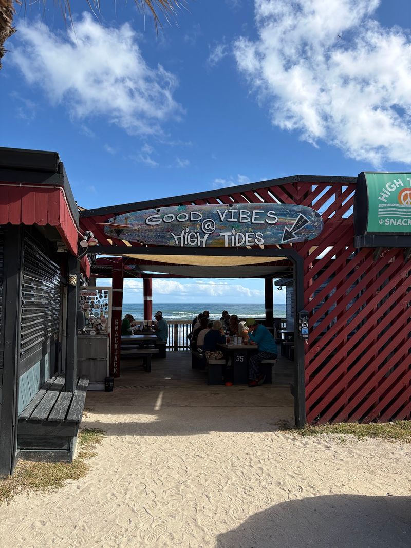 High Tides At Snack Jack (Flagler Beach)