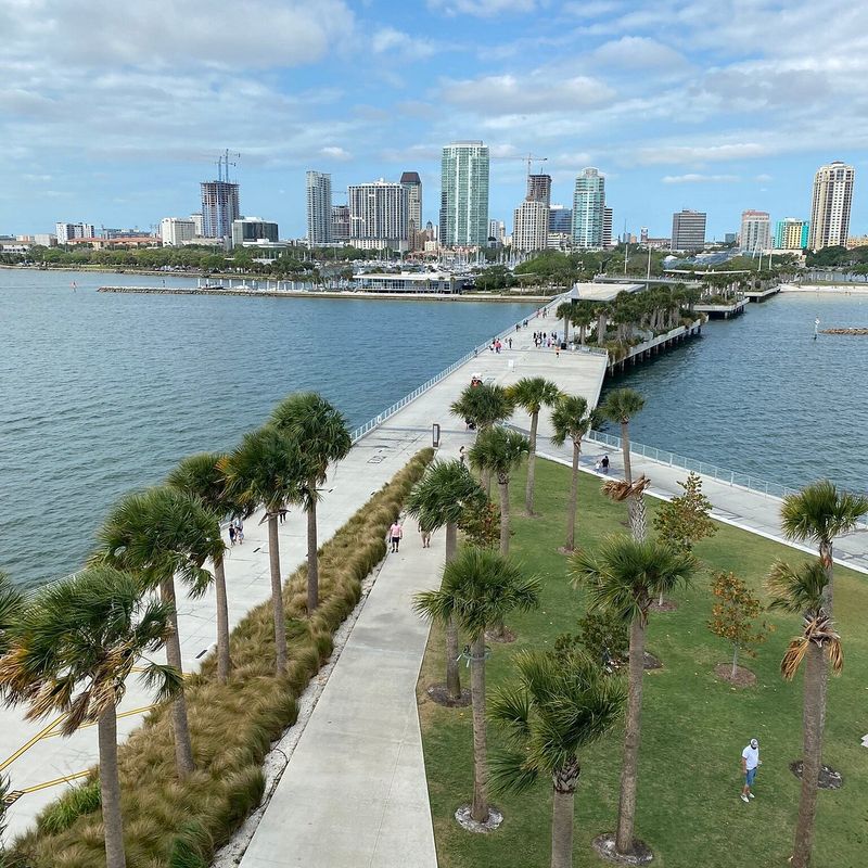 Walk the waterfront at St. Pete Pier (St. Petersburg)