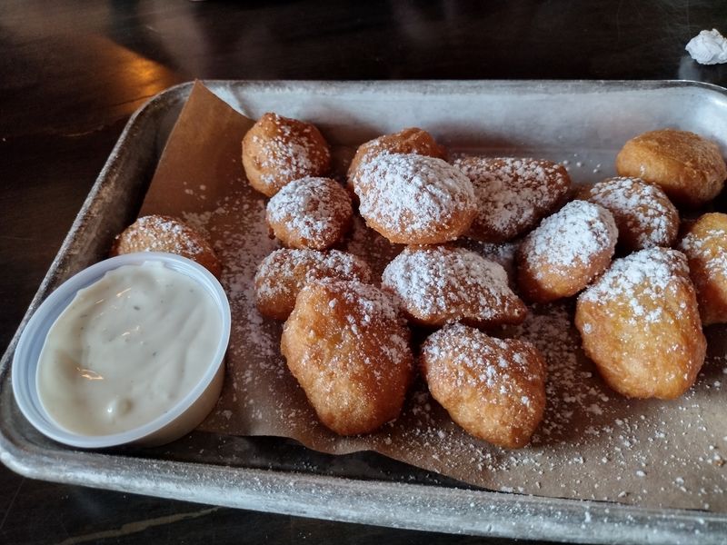 Hush Puppies With Cinnamon Butter