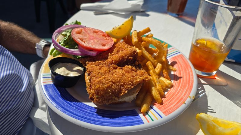 Crunchy Grouper Sandwich That's Basically Famous