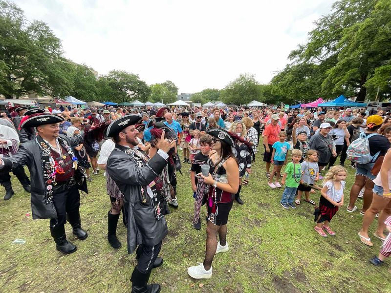 Craft Vendors Selling One-of-a-Kind Pirate Treasures