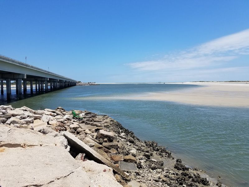 Glass-Like Waters at Fort George Inlet