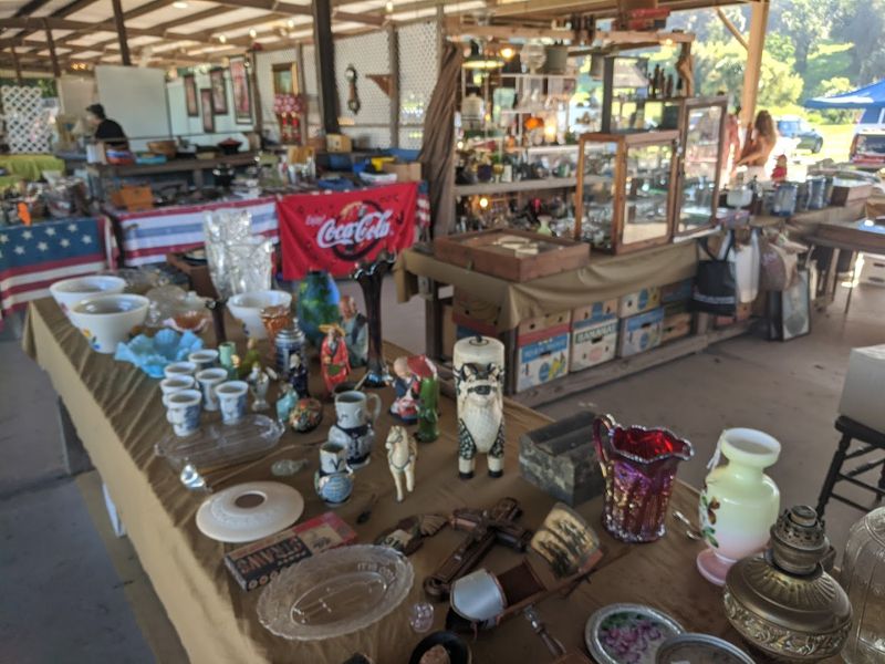 Outdoor Vendor Rows: Miles of Merchandise Under the Florida Sun