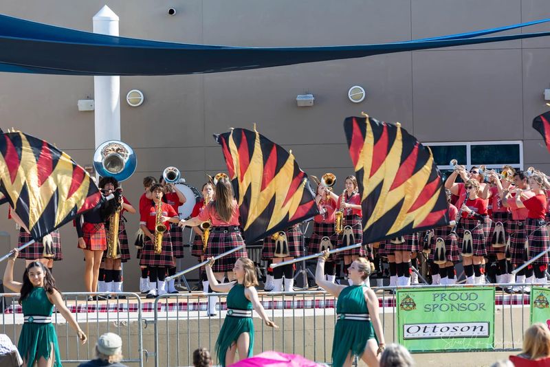 Pipes, Drums, and Highland Dancers