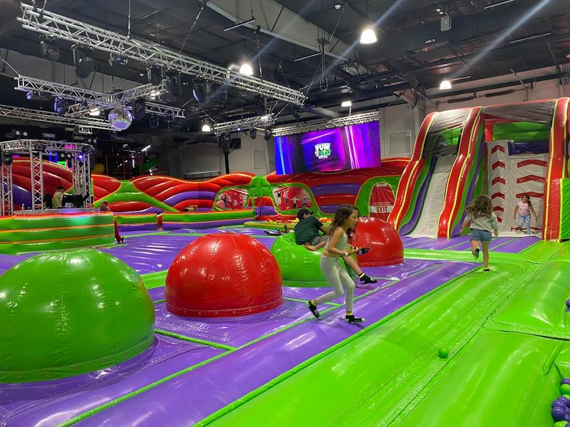 Giant Inflatable Playground That Feels Like a Neon Dream