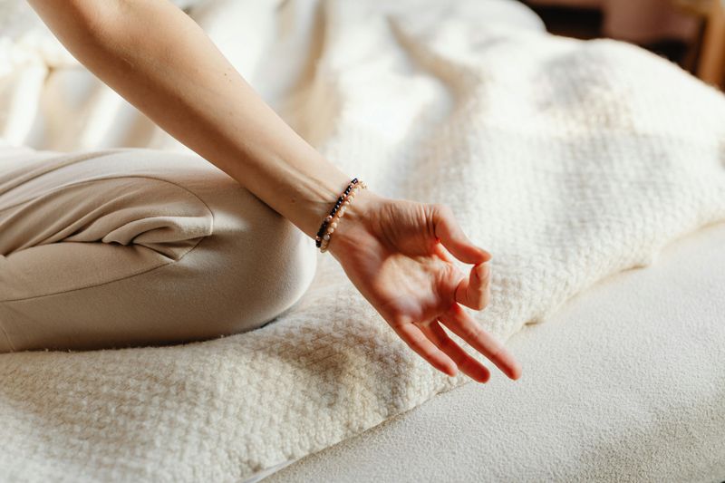 Do 5 minutes of deep breathing or meditation to center yourself.