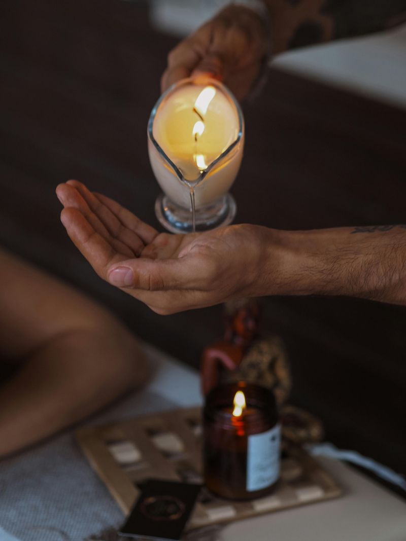 A Home Massage with Oils