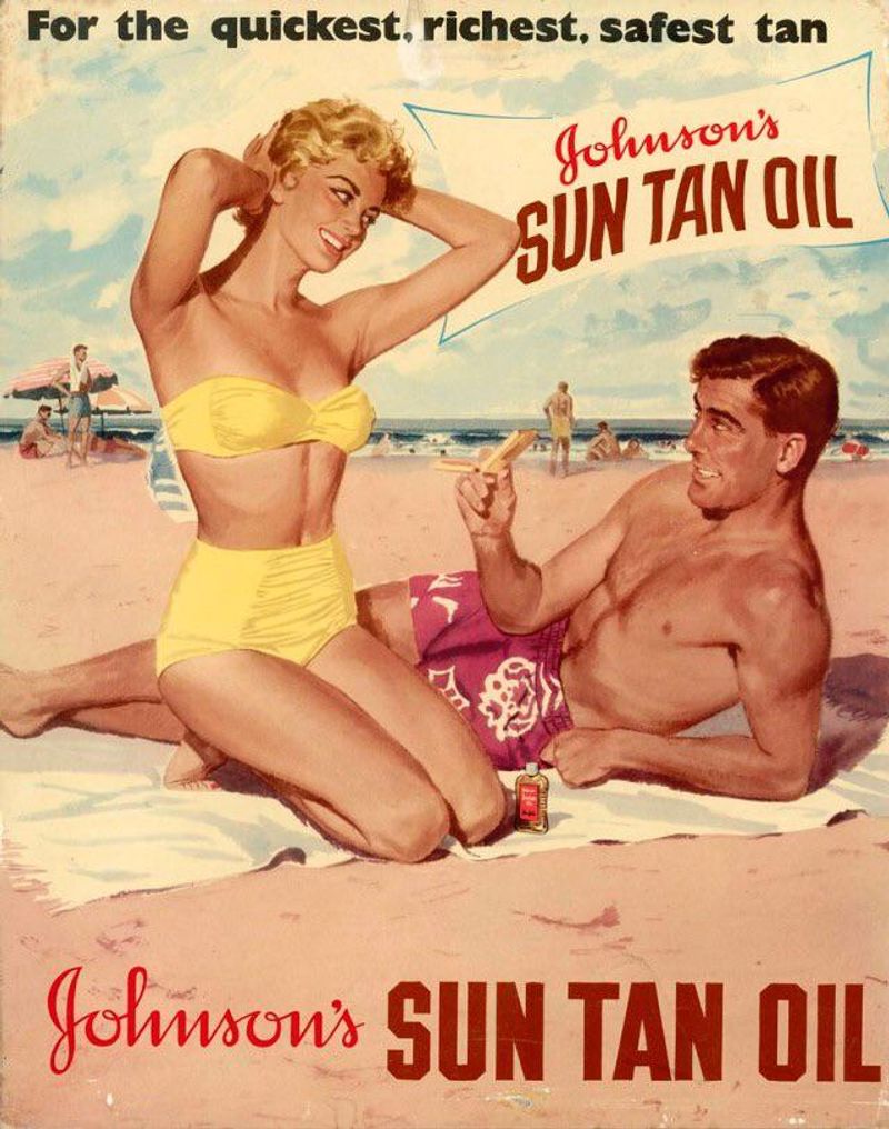 Using Sunbathing Oil Instead of Sunscreen