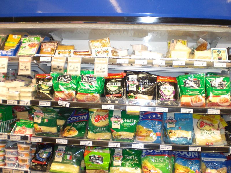 Pre-Grated or Shredded Cheese