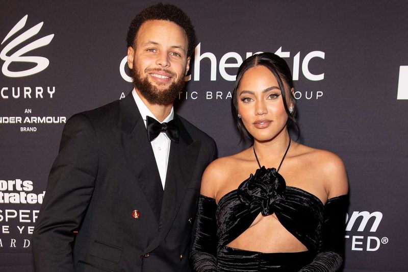 Stephen Curry and Ayesha Curry