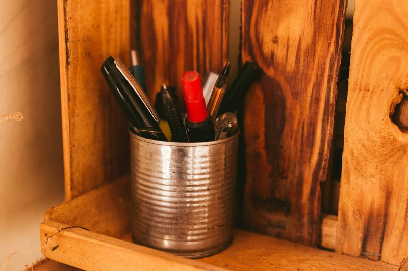 Tin Cans Turned Organizers