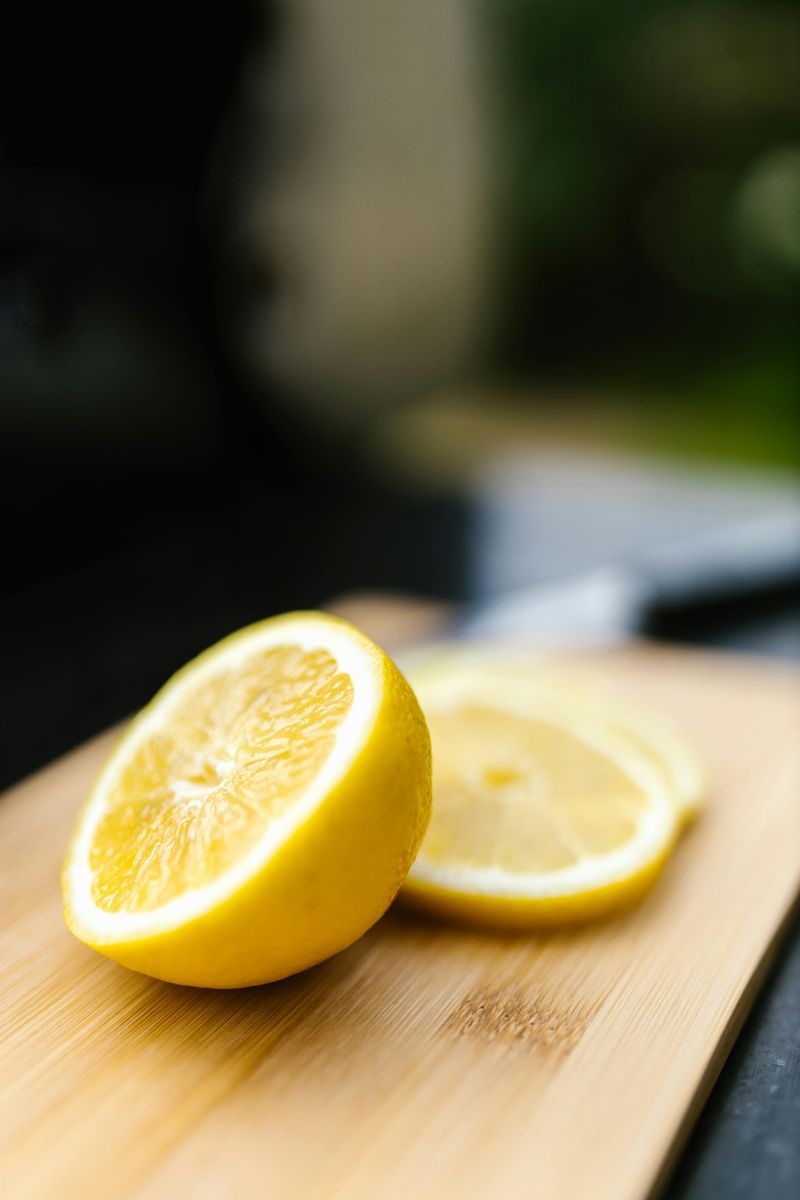 Salt + lemon for cutting boards and funky smells