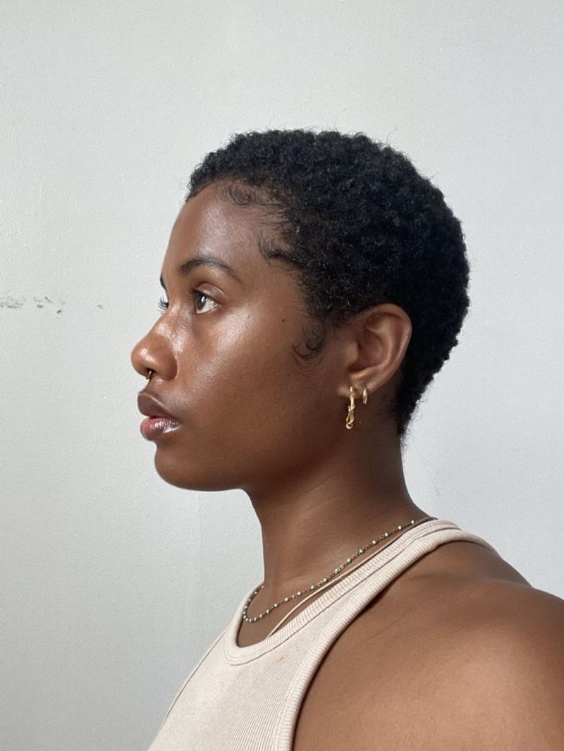 Buzz Cut with Curls