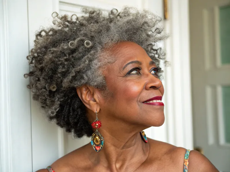 Twist-Out Afro