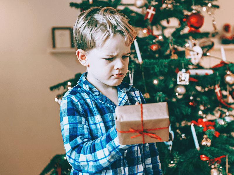 When Opening a Gift