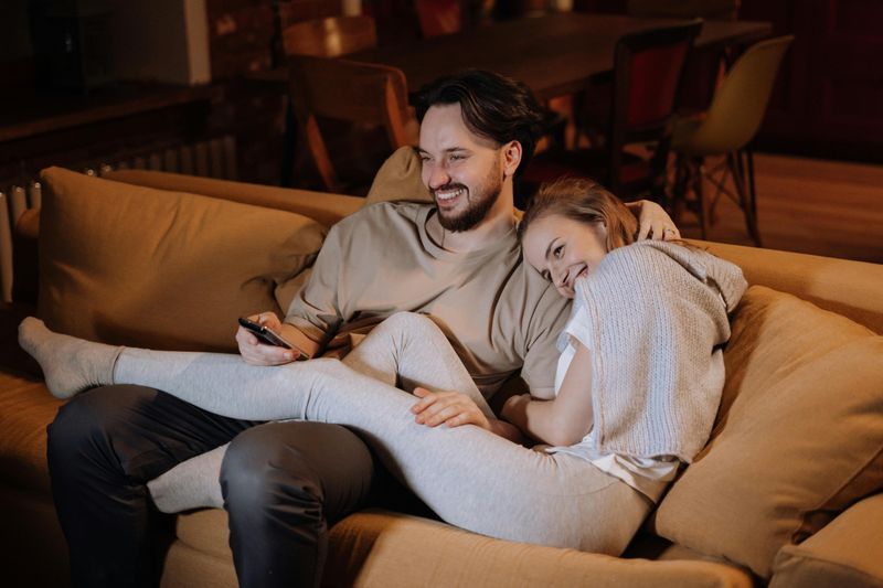 Watching entire shows in silence together