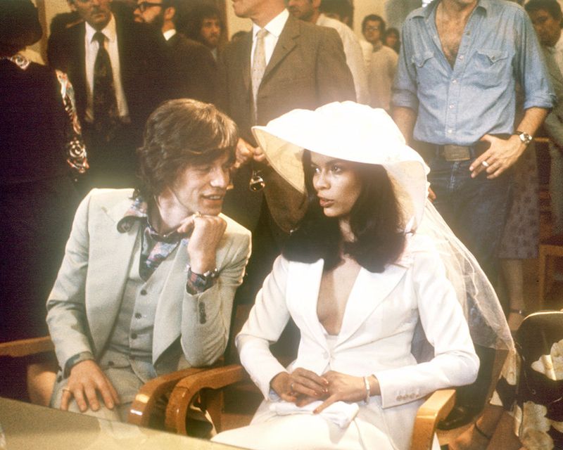 Mick Jagger and Bianca Jagger