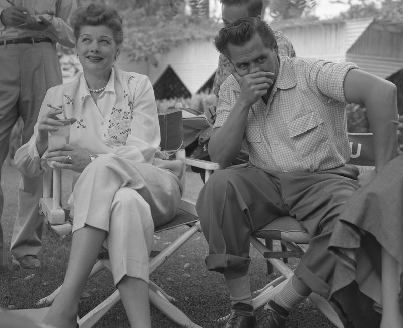 Desi Arnaz and Lucille Ball