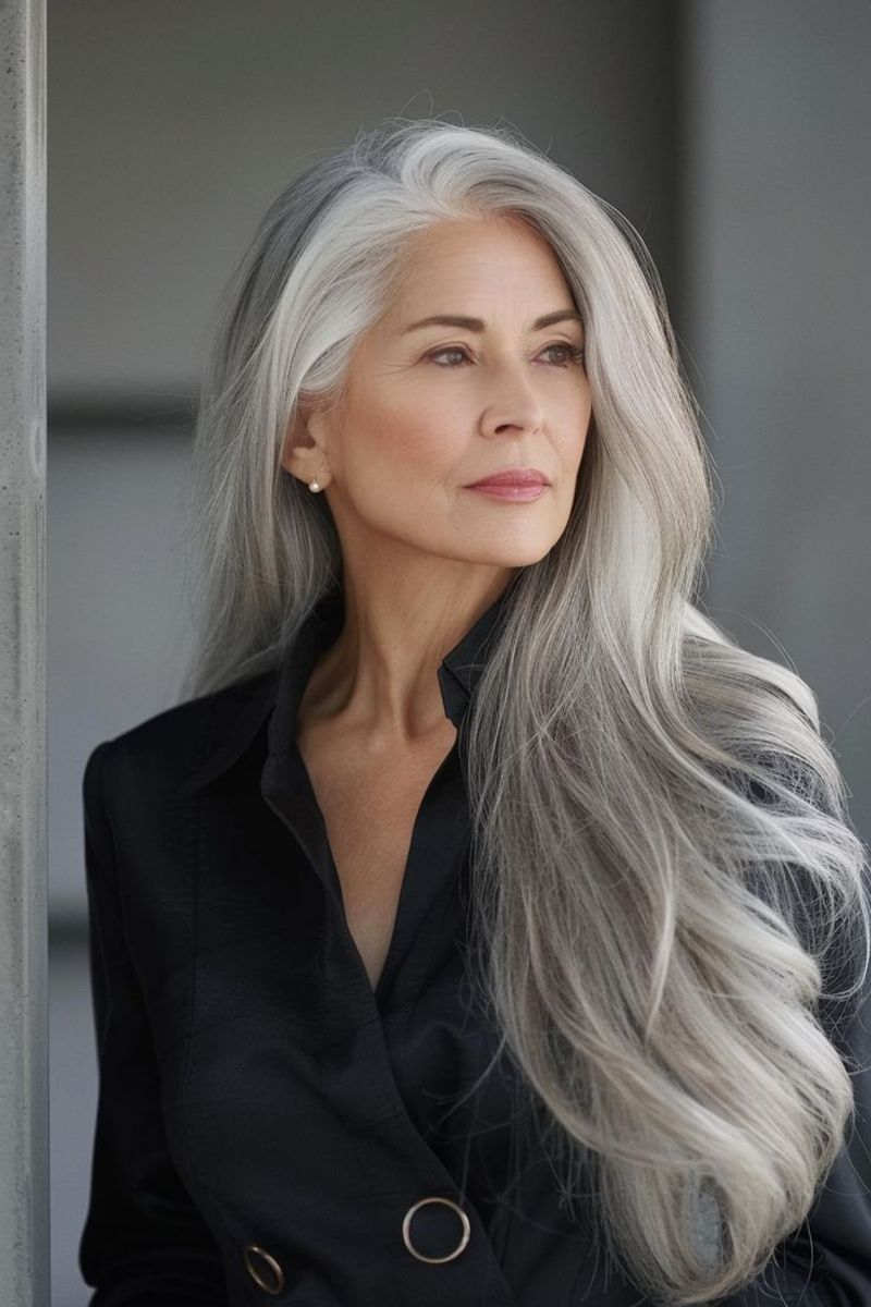 Long hair is only for young women.