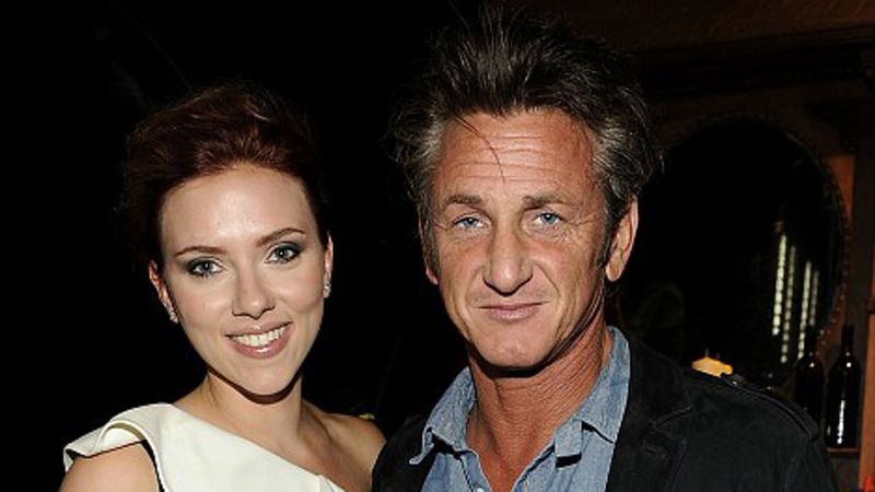 Scarlett Johansson and Sean Penn