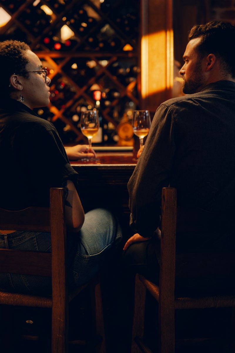 He Stares at You But Looks Away Fast