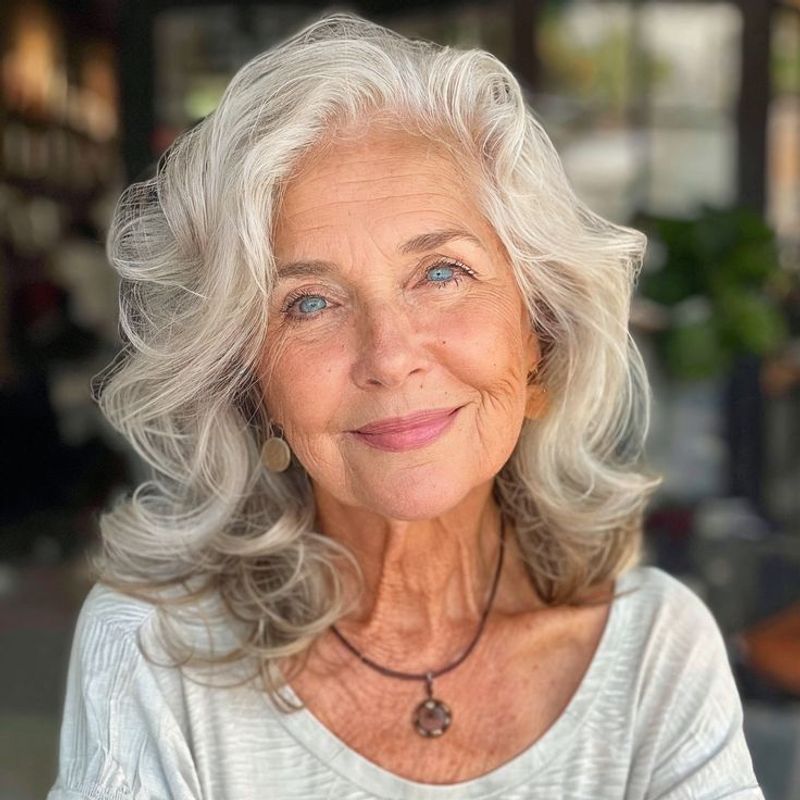 A Shoulder-Length Cut with Face-Framing Layers