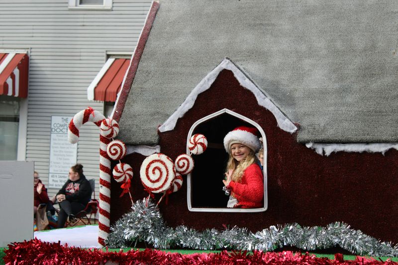 Watching the Local Christmas Parade in Person