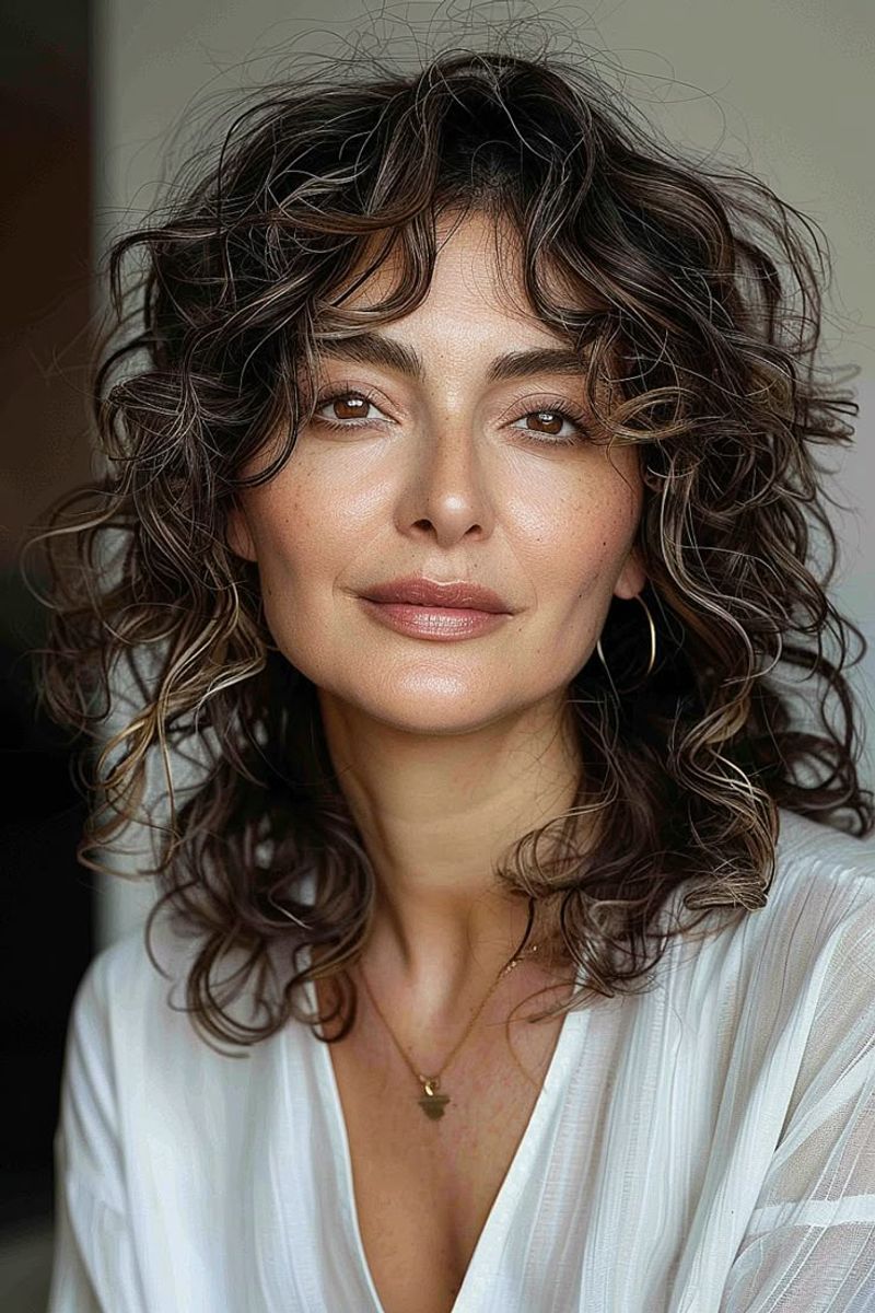 Curly Shag with Natural Texture