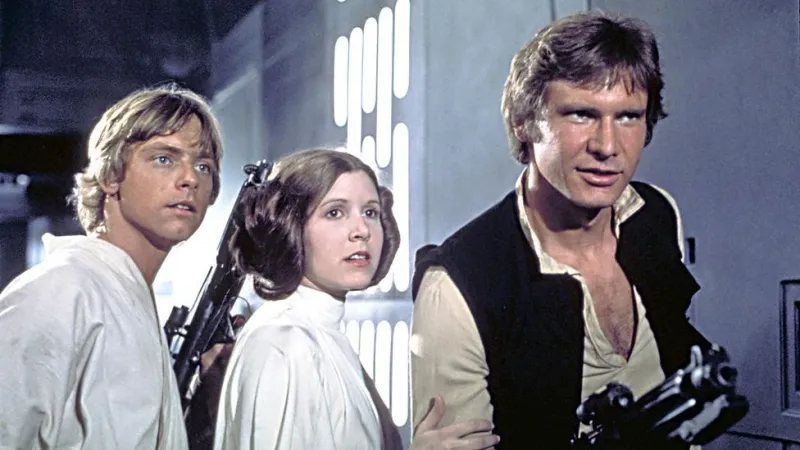 Han Solo and Princess Leia — Star Wars