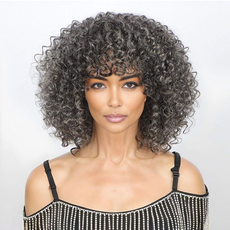 Alternative: Human Hair Afro Kinky Wigs