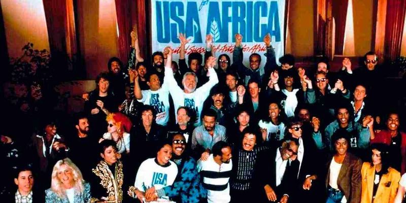 Skipping 'We Are The World' for His Own Cause