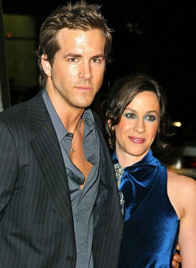 Alanis Morissette and Ryan Reynolds