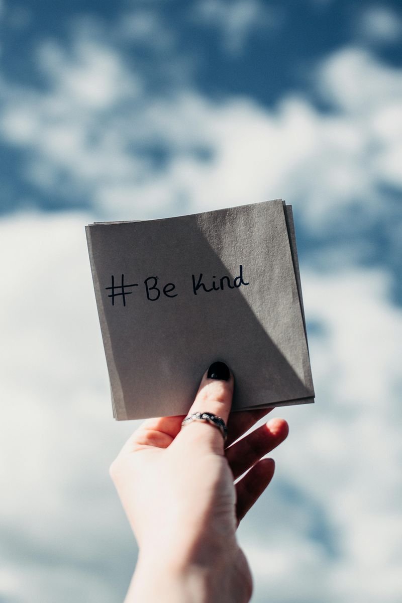 Recall a time when a stranger’s kindness brightened your day.