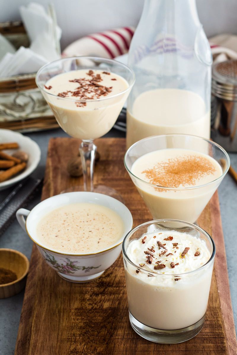 Raw Egg-Based Drinks (Think: Eggnog)