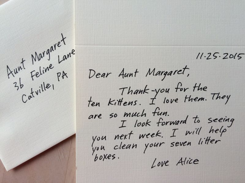 Handwritten Thank-You Notes