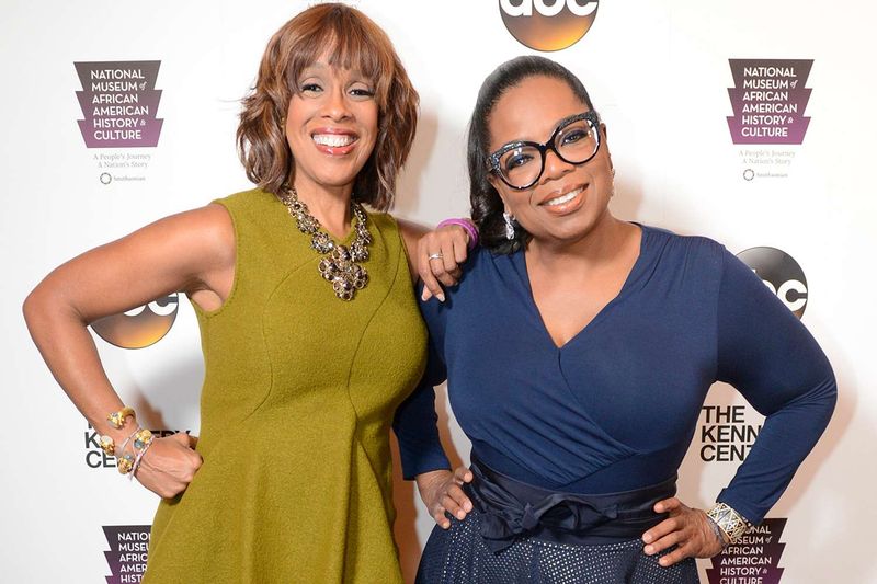 Oprah Winfrey and Gayle King