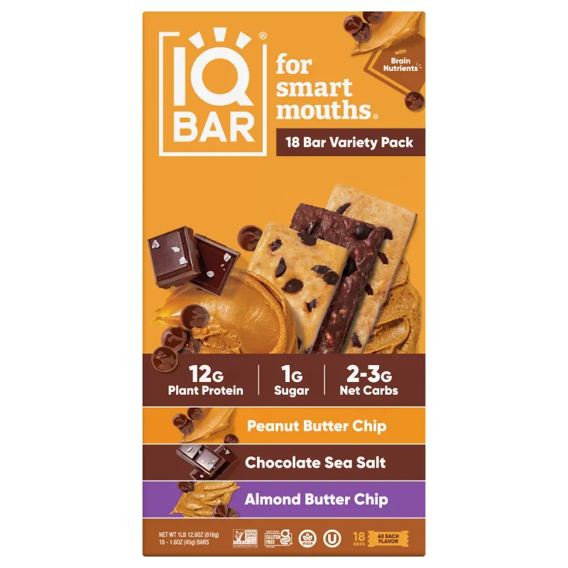IQBAR Plant Protein Bars