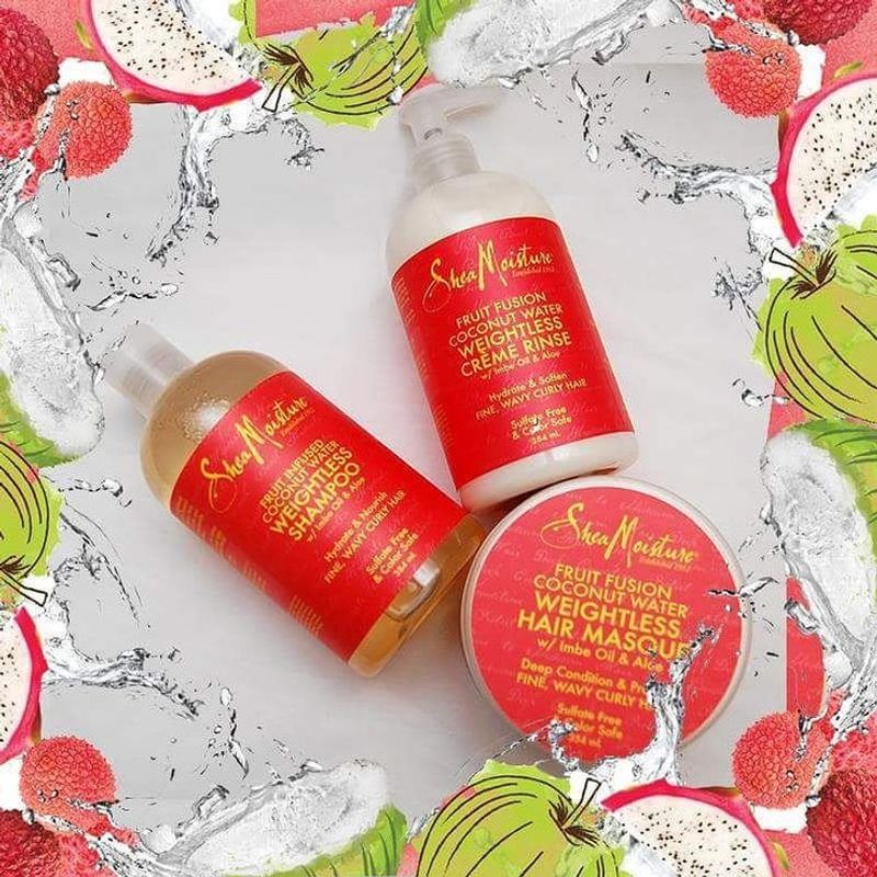 SheaMoisture Fruit Fusion Coconut Water Weightless Shampoo