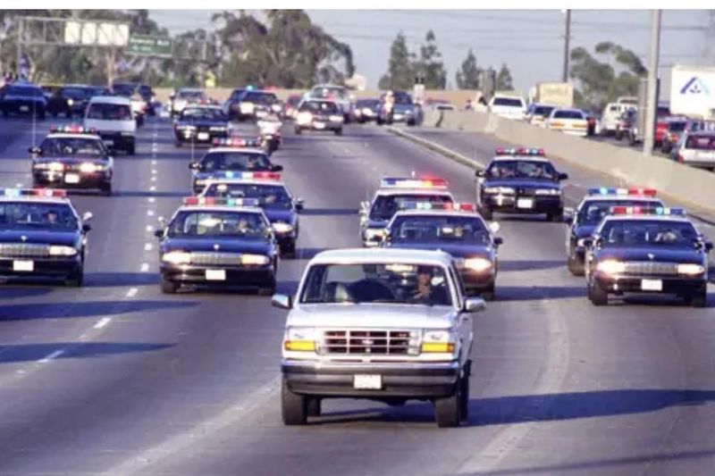 O.J. Simpson’s White-Bronco Chase (1994)