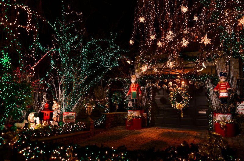 Going All Out with Outdoor Christmas Caroling or Light Displays as a Neighborhood Competition