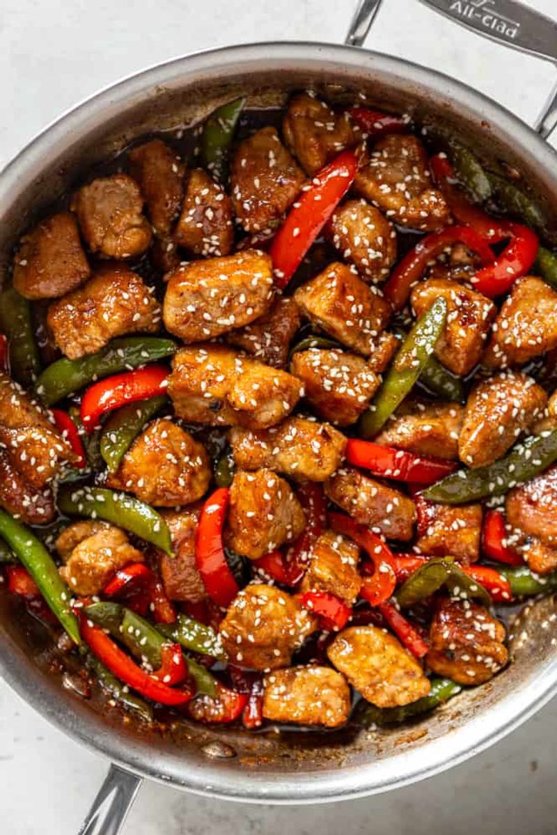 One-Pan Garlic Pepper Pork
