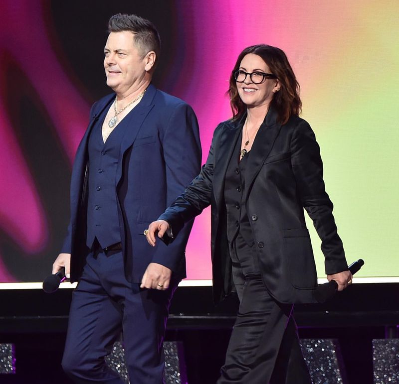Nick Offerman & Megan Mullally